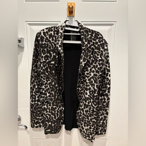 Norma Kamali animal print jacket xs - Picture 1 of 3